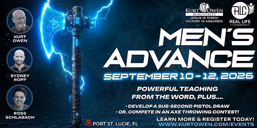 Kurt Owen Ministries' 2026 Men's ADVANCE