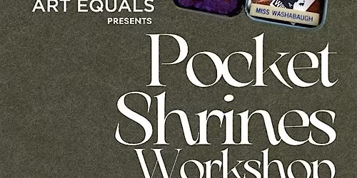 Pocket Shrine Workshop