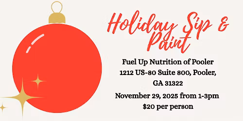 Ornament Glow: Holiday Sip & Paint