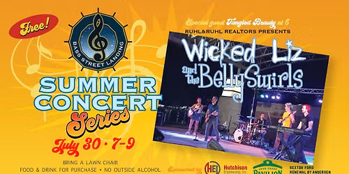Bass Street Landing Concert featuring Wicked Liz & the BellySwirls