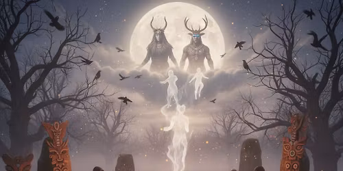 Zp\u00edvaj\u00edc\u00ed srdce p\u0159edk\u016f ( \u017eensk\u00fd kruh )- Du\u0161i\u010dky ( Samhain )