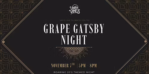 Grape Gatsby Night: Bottle Decorating