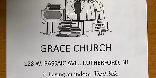 Gigantic Indoor Yard Sale June 6, 2026