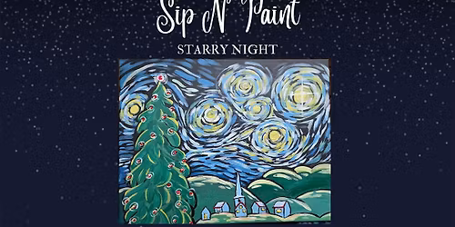 Sip N' Paint Starry Night