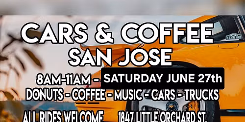 CFDS Cars and Coffee June 27th!