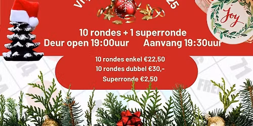 v.v. Zwaluwe Kerstbingo