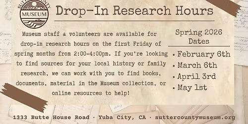 Drop-In Research Hours