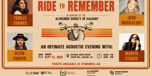 Craig Senyk Initiatives & NMC Present: Devin Cooper's 7th Annual Ride to Remember