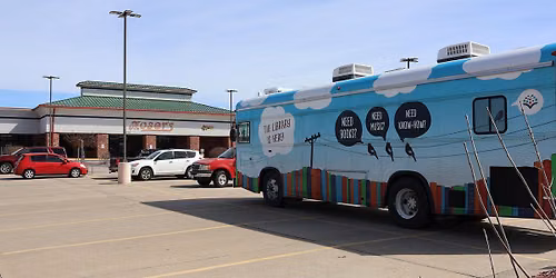 Bookmobile Stop at North Rangeline