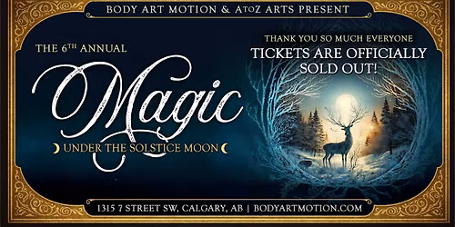 \u2726 Sold Out \u2726 MAGIC: Under the Solstice Moon \u2726 6th Annual Winter Show & Market
