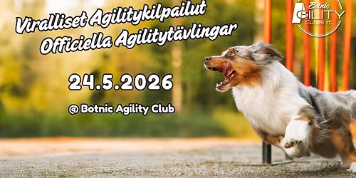 BAC Agilitykilpailut \u2013 Agilityt\u00e4vlingar 24.5.2026