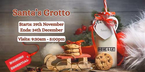 Santa's Grotto 2025, H@me & Eat, Bishops Stortford - Weekend Bookings