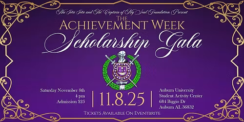 Achievement Week Scholarship Gala