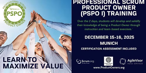 Certified Training | Professional Scrum Product Owner (PSPO)