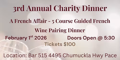 A French Affair 5 Course Guided French Wine Pairing Dinner