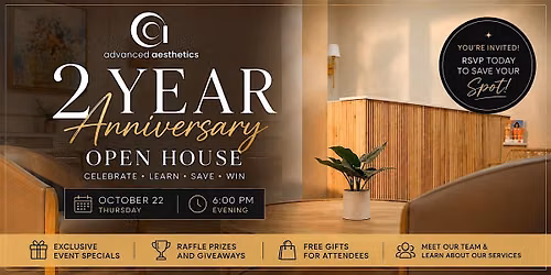 Advanced Aesthetics Centennial 2-Year Anniversary & Open House