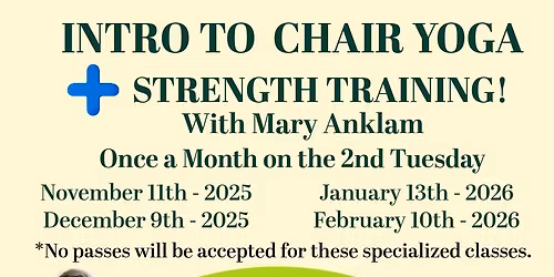 Intro to Chair Yoga & Strength Training