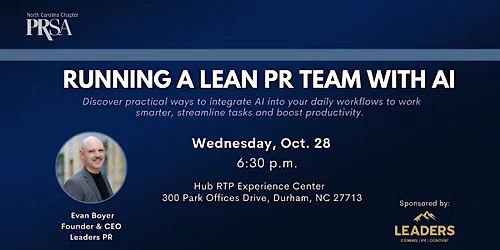 Running a Lean PR Team With AI