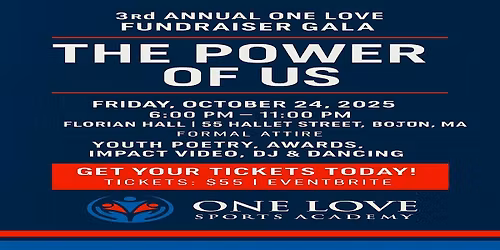 3rd Annual One Love Fundraiser Gala \u2013 The Power of U