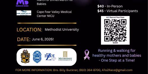 Alphas 2 Zetas (A2Z) Race at Your Pace 5K