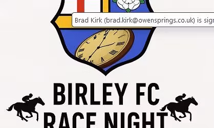 Birley FC Race Night