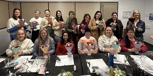 Sip, Snip & Blooms-Introduction to Paper Flowers Workshop