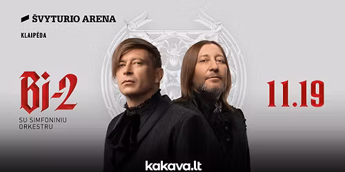 Bi-2 su simfoniniu orkestru | Klaip\u0117da