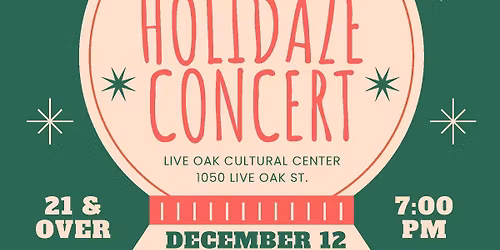  Holidaze Concert - James Hall Trio Ft; Shaina LaRoche