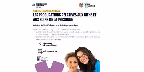 les procurations (relatives aux biens et aux soins de la personne)