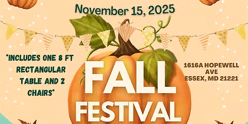 Vendors Needed: Fall Festival