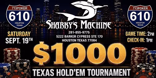 $1000 FreeRoll Texas Hold'em Poker Tournament
