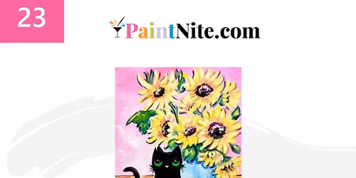 Van Gogh's Sunflower Cat