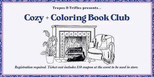 December Cozy + Coloring Book Club!