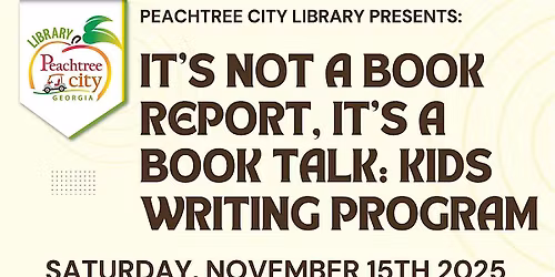 It\u2019s Not a Book Report, It\u2019s a Book Talk