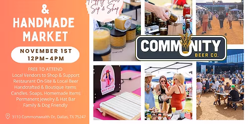 Dallas Harvest and Handmade Vendor Market