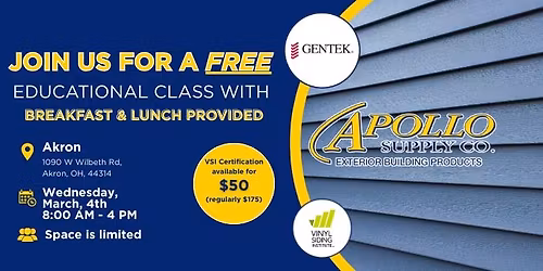 Level up your skills at our FREE VSI Training Class!