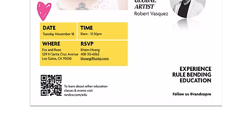 The French BOB Haircut Demo Class by R+Co EDU | Tuesday 11\/18\/25 at 10AM