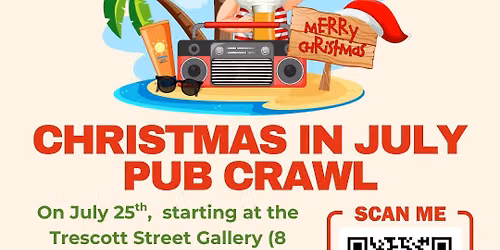 Christmas in July Pub Crawl