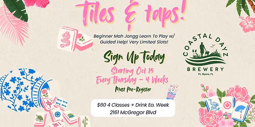 Taps & Tiles: A Beginners Mah Jongg Class