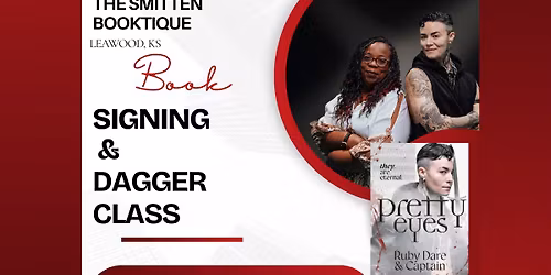 Ruby Dare with Captain book signing and Dagger training