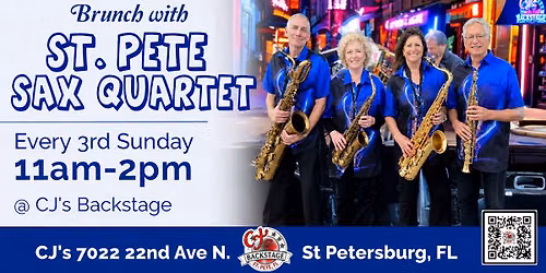 Brunch with St. Pete Sax Quartet at CJ's!