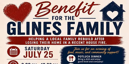 Benefit for the Glines Family