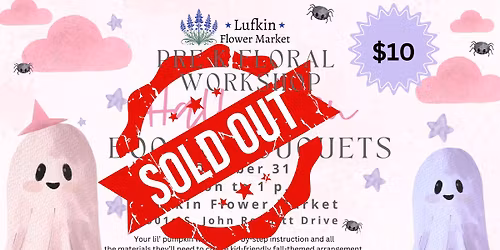 PreK Floral Workshop: Halloween Boos & Bouquets