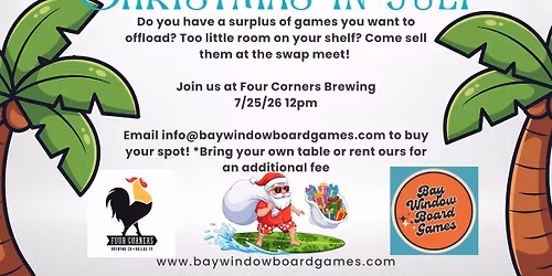 Christmas in July Board Game Swap Meet
