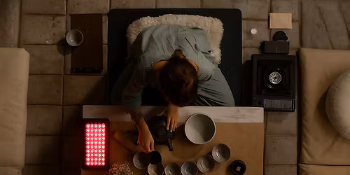 Tea Ceremony with PEMF and red light therapy experience