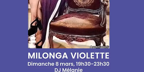 La milonga violette \ud83e\udedf DJ M\u00e9lanie \ud83c\udfb6