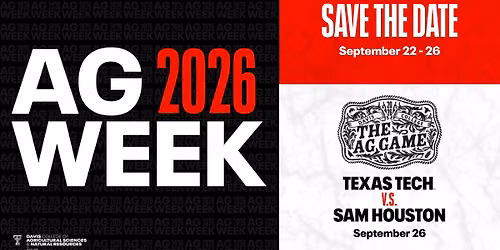 Texas Tech Davis College Ag Week