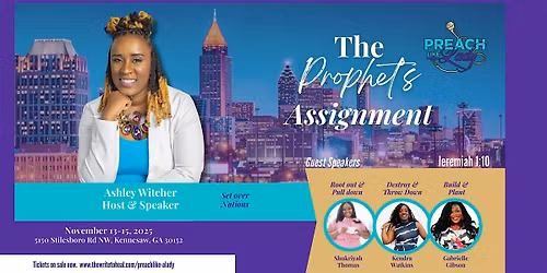 Preach Like A Lady: Prophet's Edition