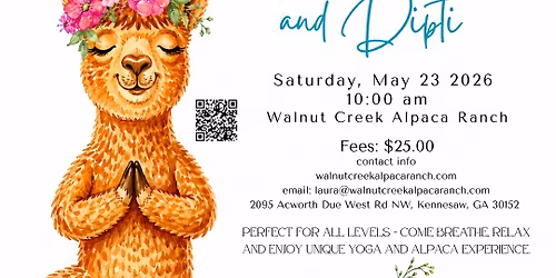 Yoga  with Alpacas and Dipti