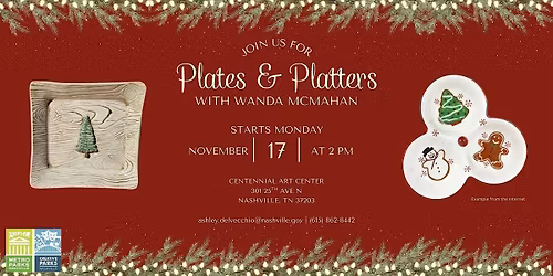 Plates & Platters with Wanda McMahan